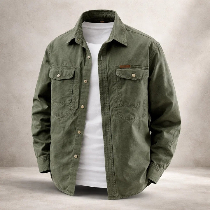 Arman - Schweres Baumwoll-Overshirt