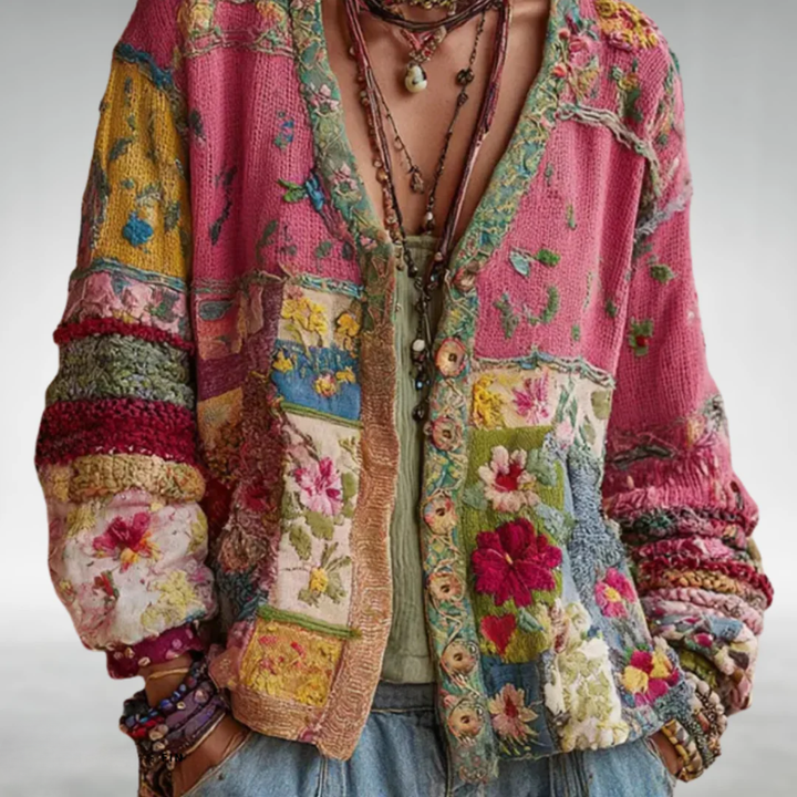 Collins – Ultraweiche Boho-Strickjacke
