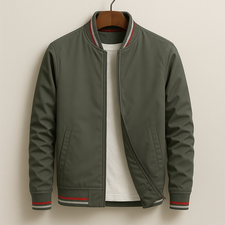 Elliot – Gestreifte Bomberjacke für einen lässigen Alltags-Look