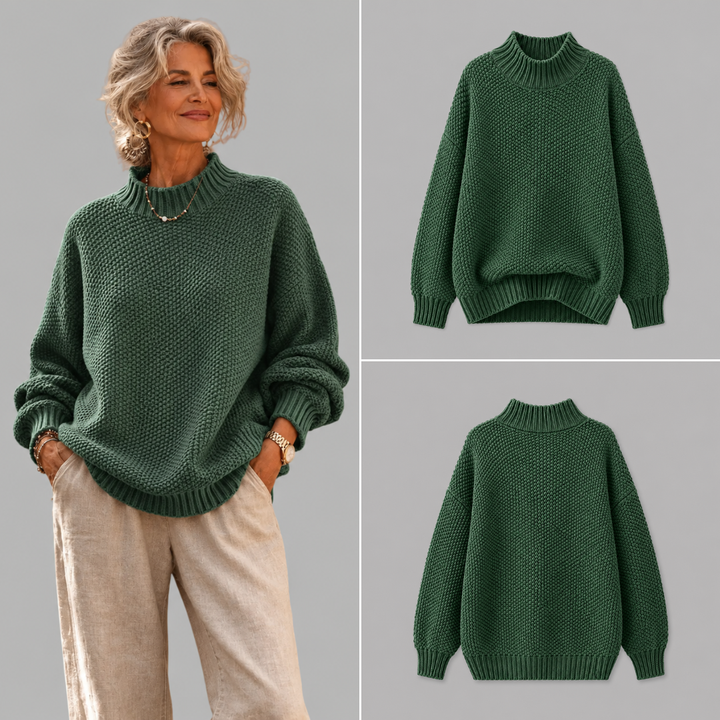 Shiloh – Locker gestrickter Strukturpullover