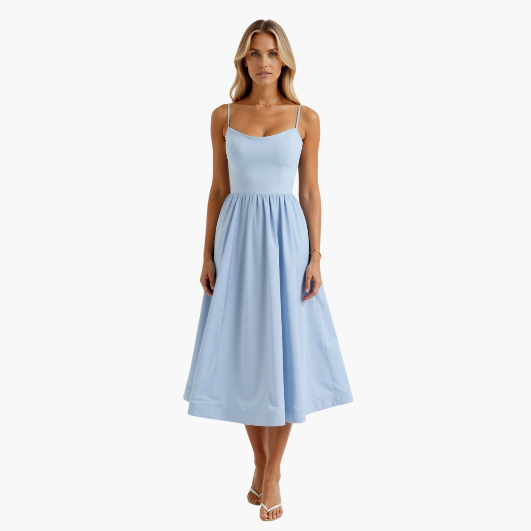 Isabella | Fließendes Midikleid