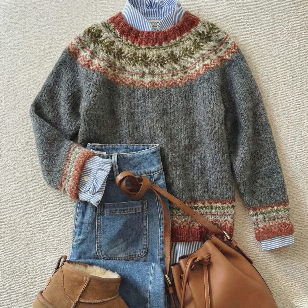 Beverly – Heritage Norweger-Strickpullover