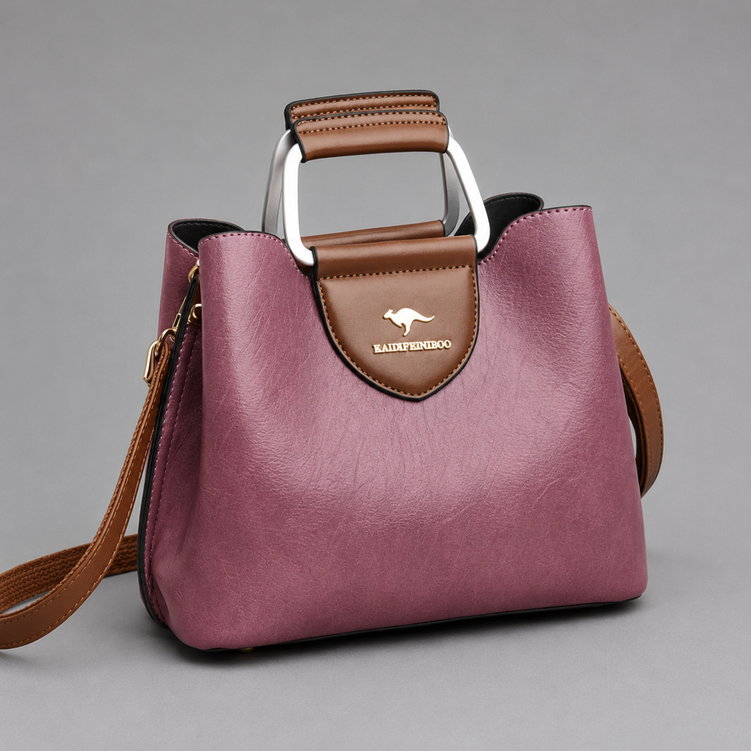 Felizza – Strukturierte Handtasche aus veganem Leder
