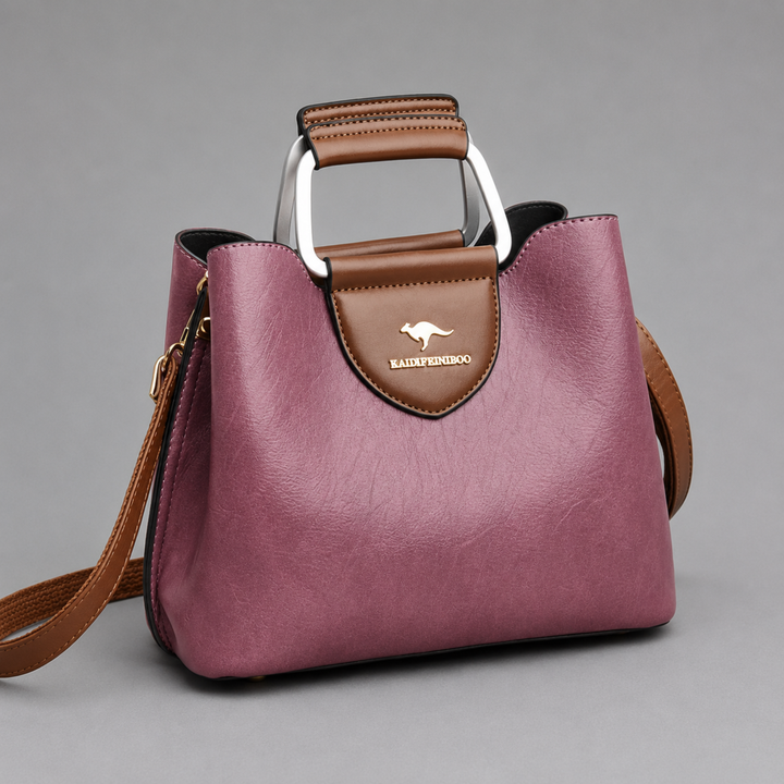 Felizza – Strukturierte Handtasche aus veganem Leder