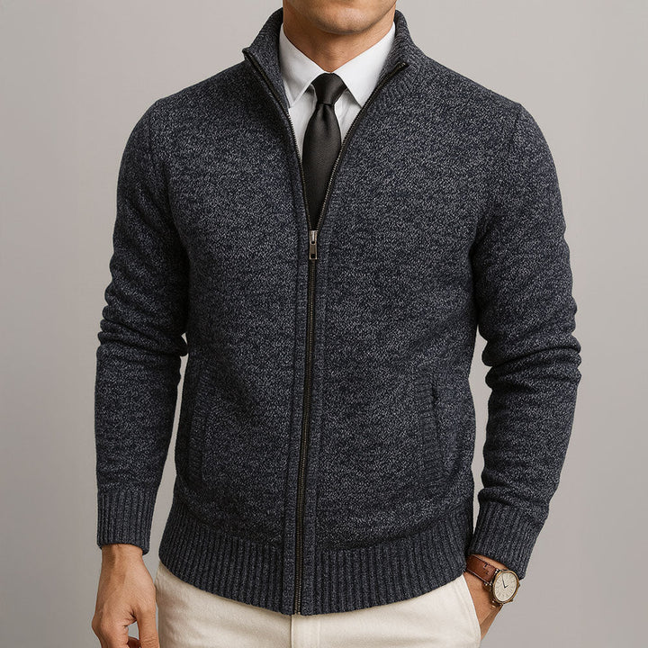 Ezekiel – Strickjacke aus veredelter Merinowolle