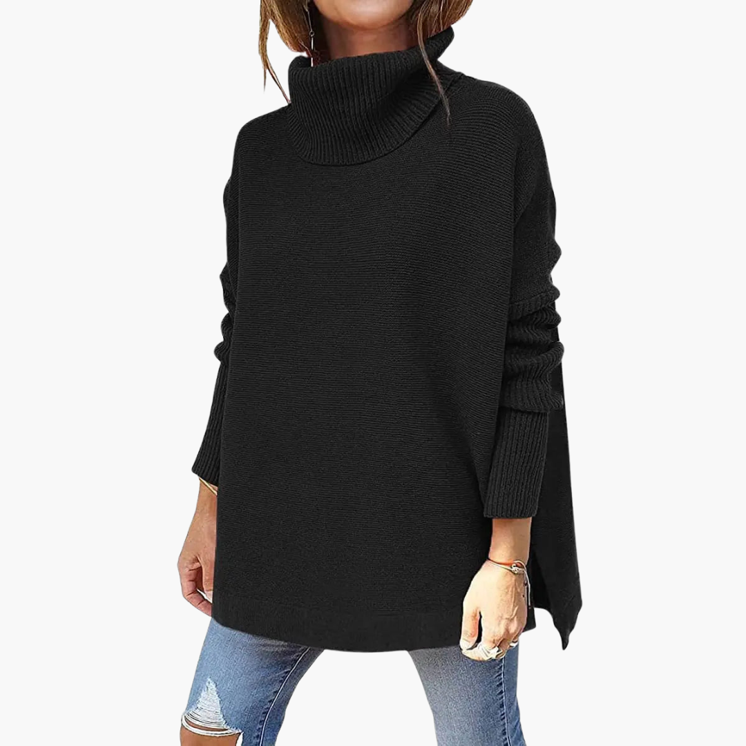 Leah | Hochgeschlossener Strickpullover