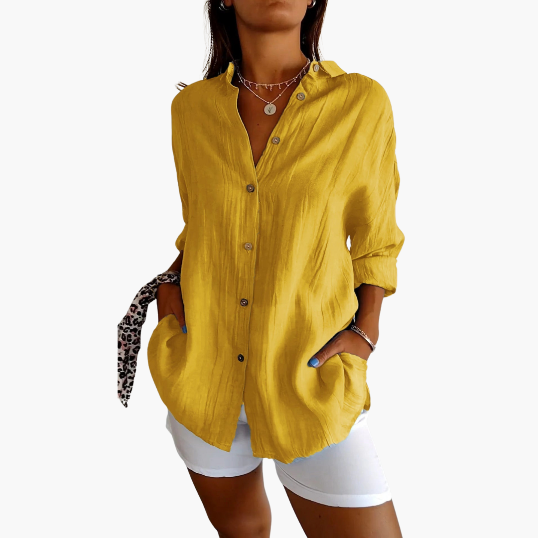 Sienna | Elegante Plisseebluse