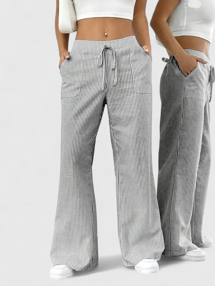 Dany – Weite, atmungsaktive Hose mit eleganten Details