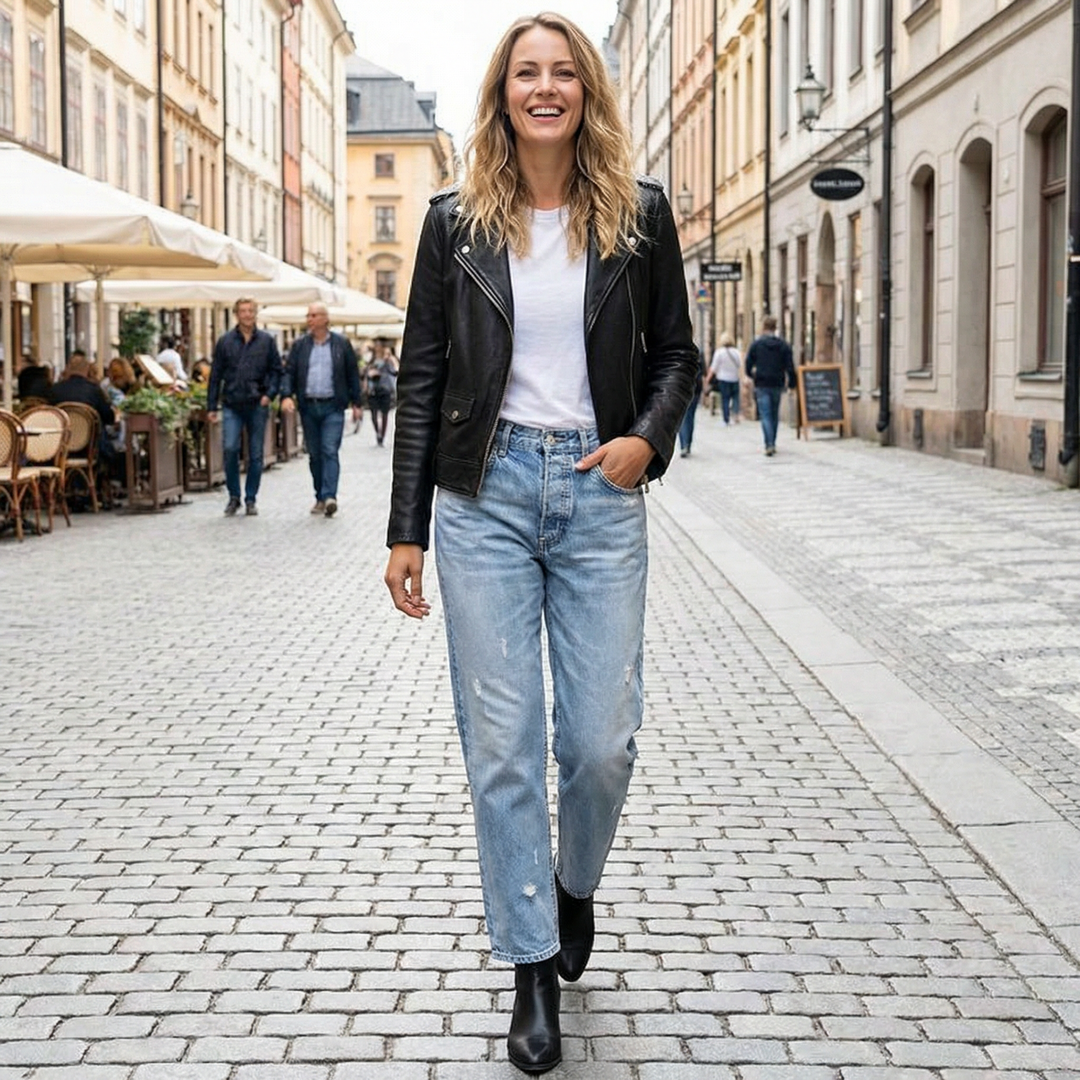Larra – Retro-Jeans mit verkürztem, geradem Bein