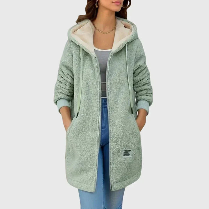 Vanie – Weiche Fleecejacke mit Kapuze