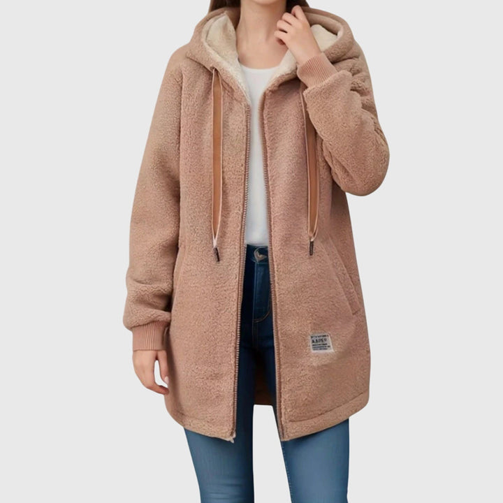Vanie – Weiche Fleecejacke mit Kapuze