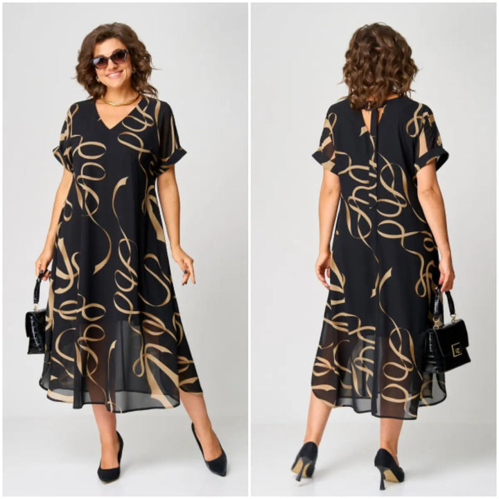 Gloria – Gemütliches, elegantes Midikleid