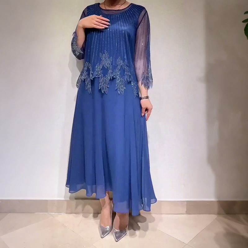 Louisa – Fließendes, elegantes Midikleid