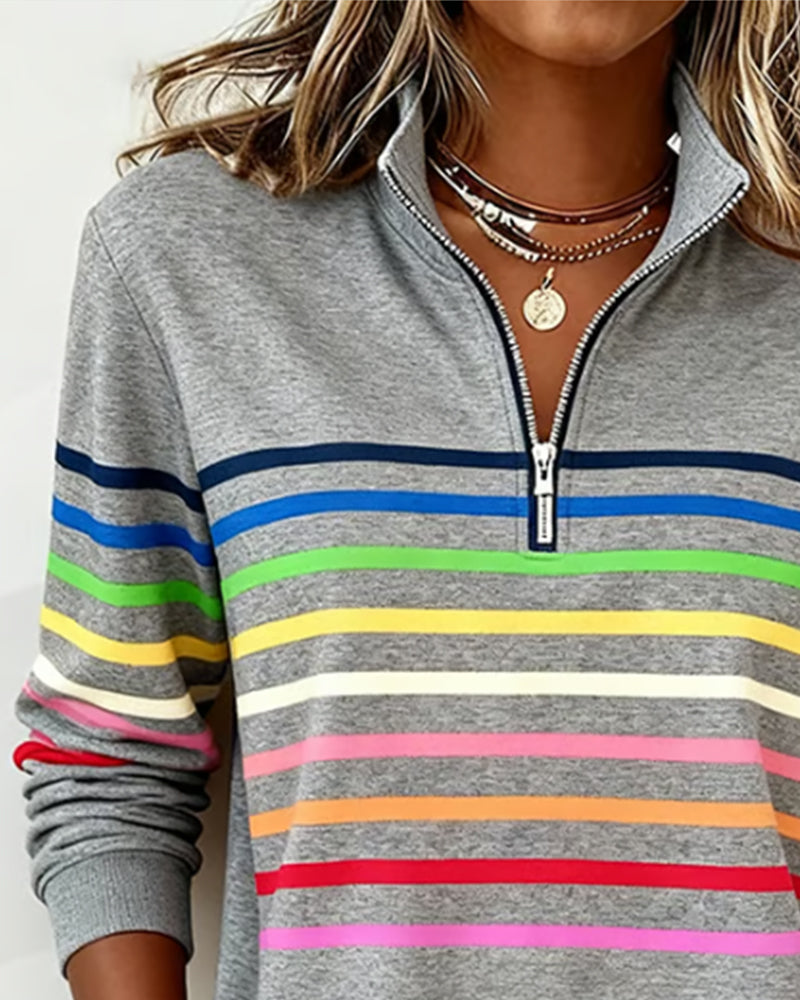 Jesie – Lässiger Pullover mit farbenfrohem Komfort
