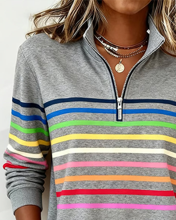 Jesie – Lässiger Pullover mit farbenfrohem Komfort