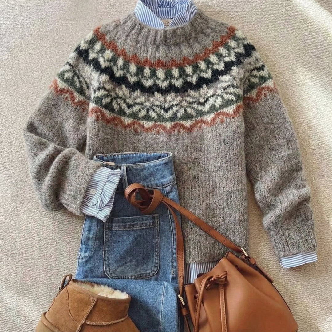Beverly – Heritage Norweger-Strickpullover