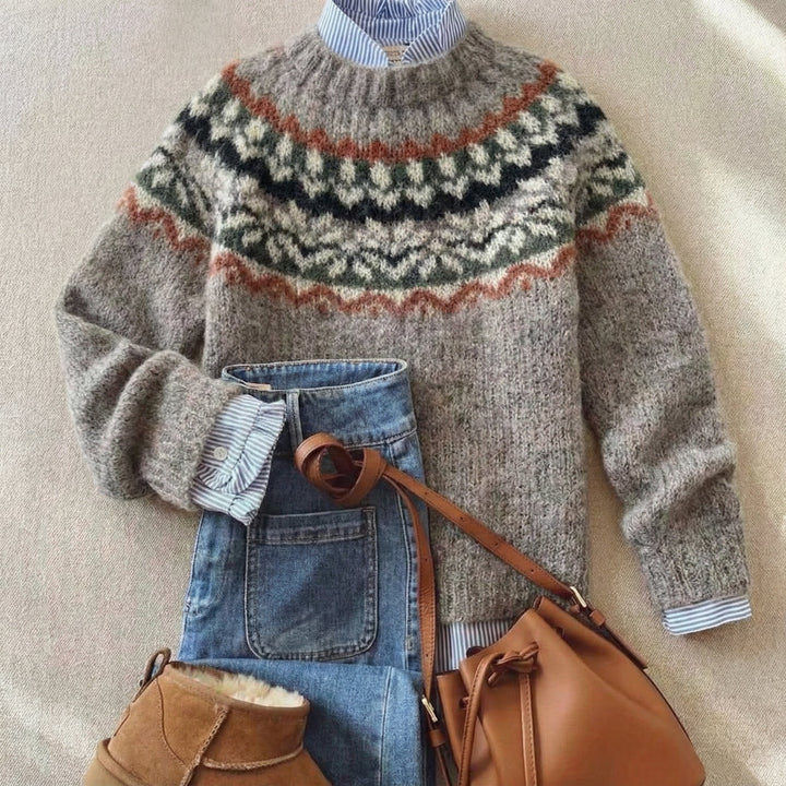 Beverly – Heritage Norweger-Strickpullover