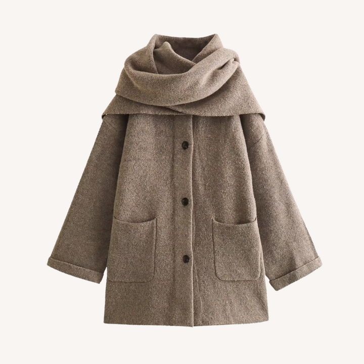 Jodie | Strickjacke mit Schal