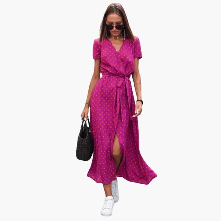 Celeste | Elegantes Wickelkleid