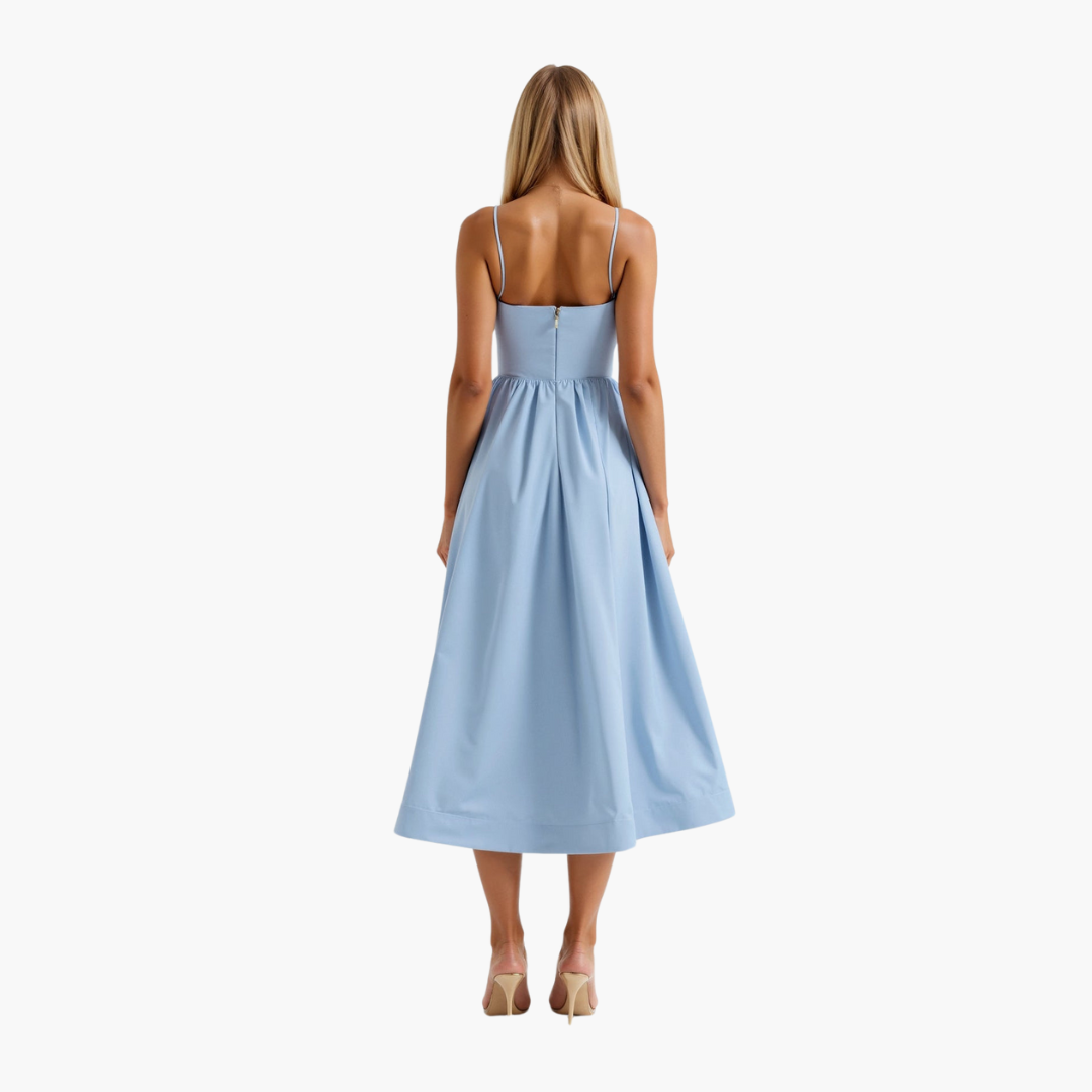 Isabella | Fließendes Midikleid