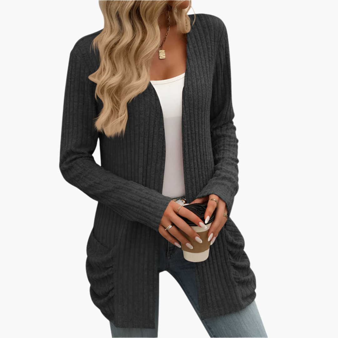 Violett | Strickjacke