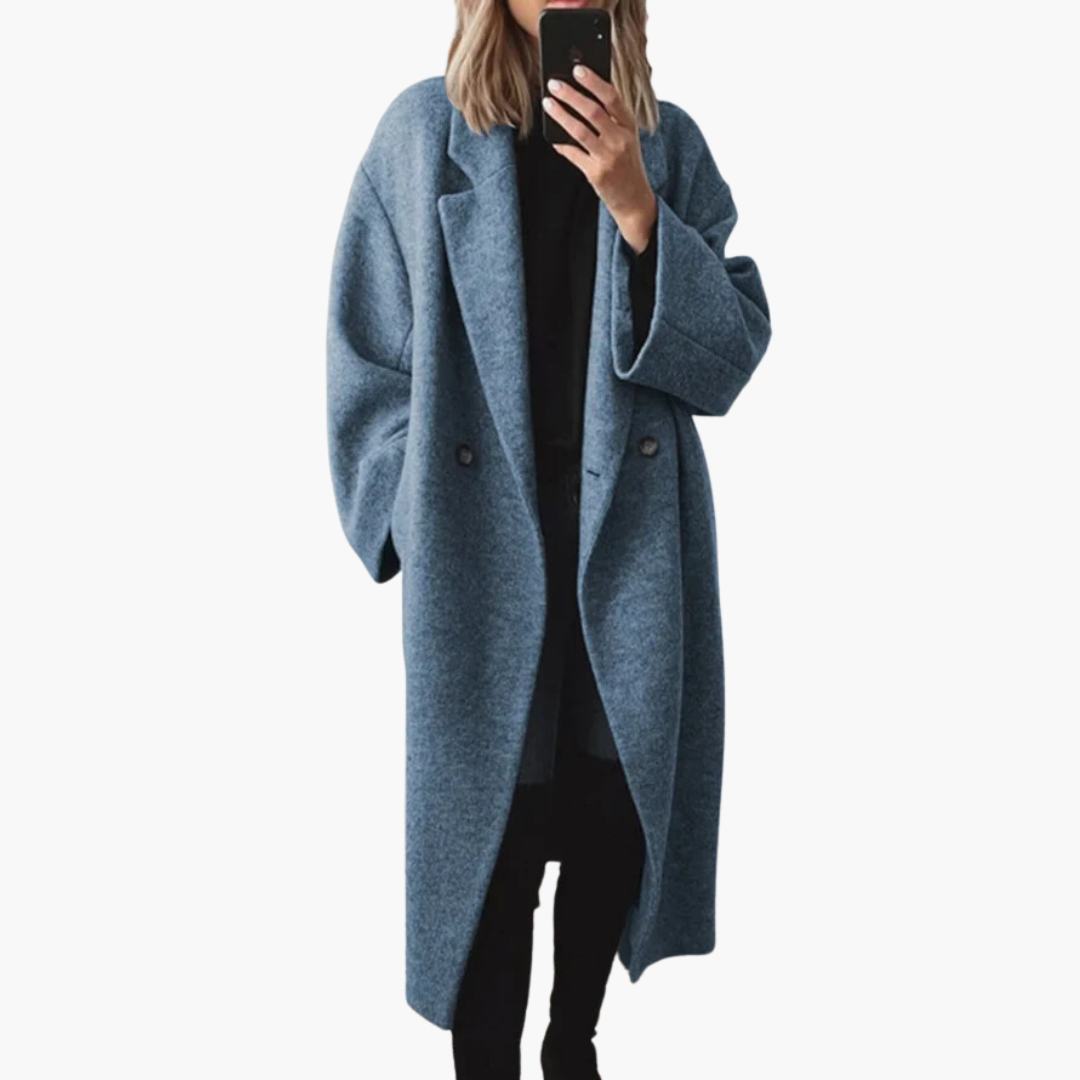 Phoebe | Kuscheliger langer Mantel