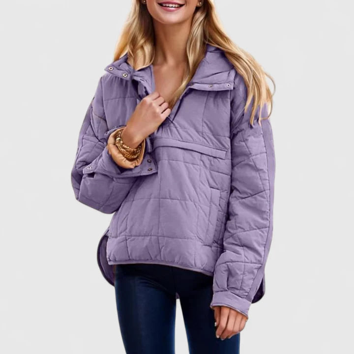 Faith – Wasserdichte Oversized-Pulloverjacke mit Kapuze