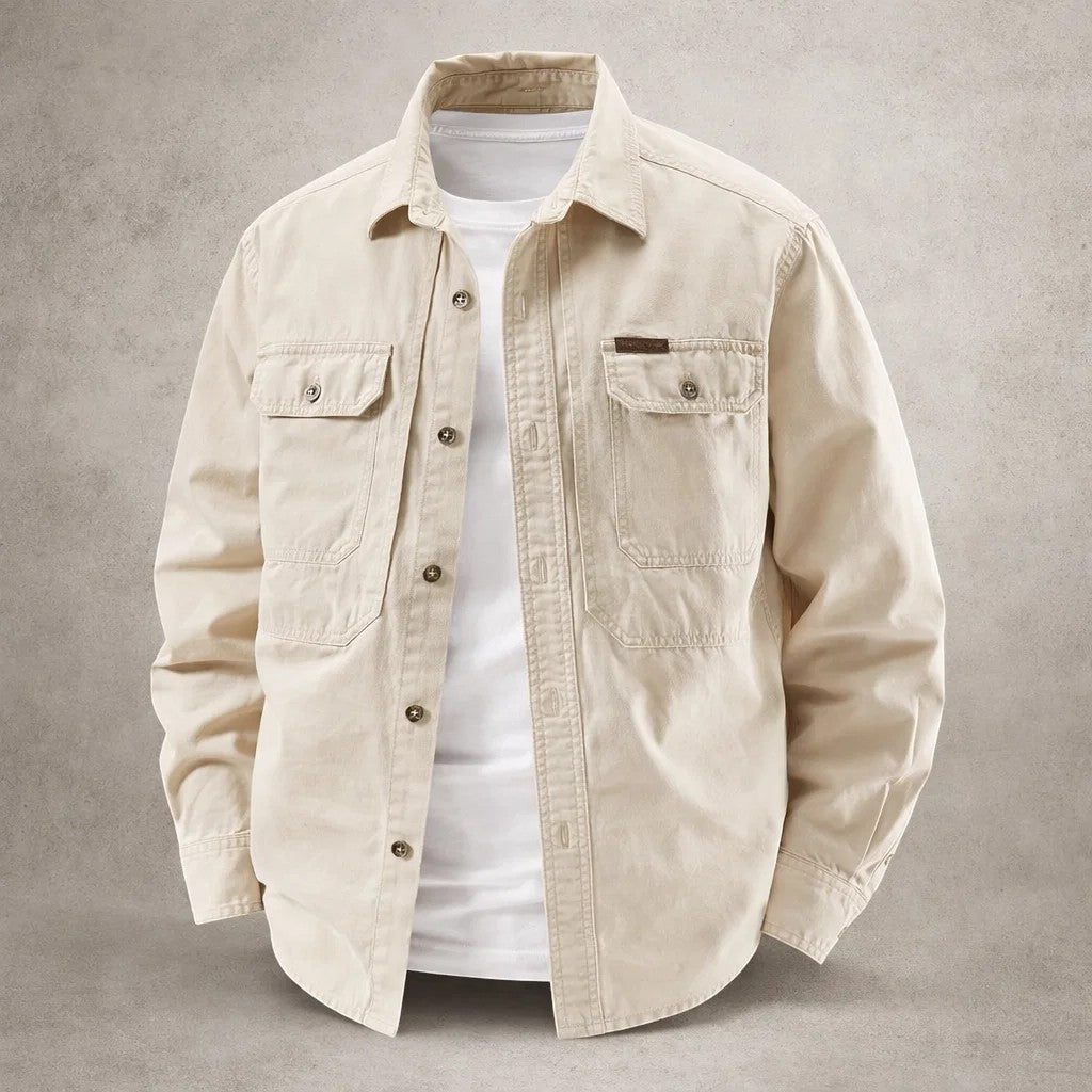 Arman - Schweres Baumwoll-Overshirt