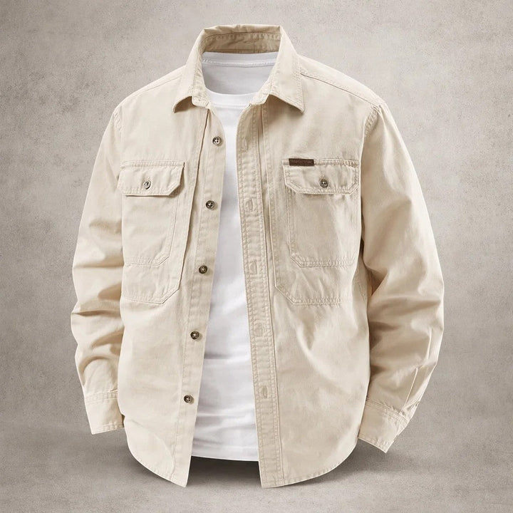 Arman - Schweres Baumwoll-Overshirt