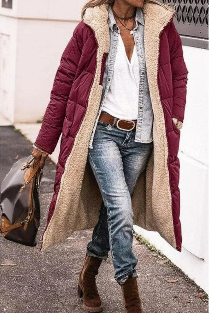 Marielle – Wendbare lange Winterjacke