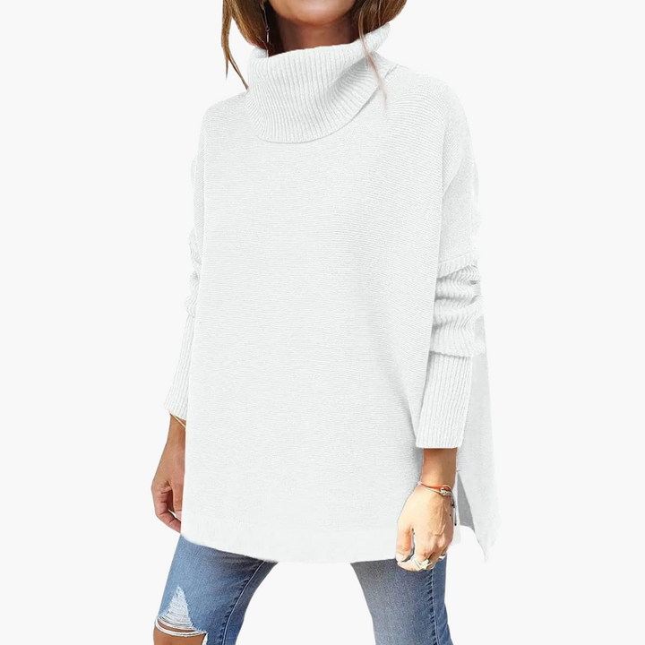 Leah | Hochgeschlossener Strickpullover