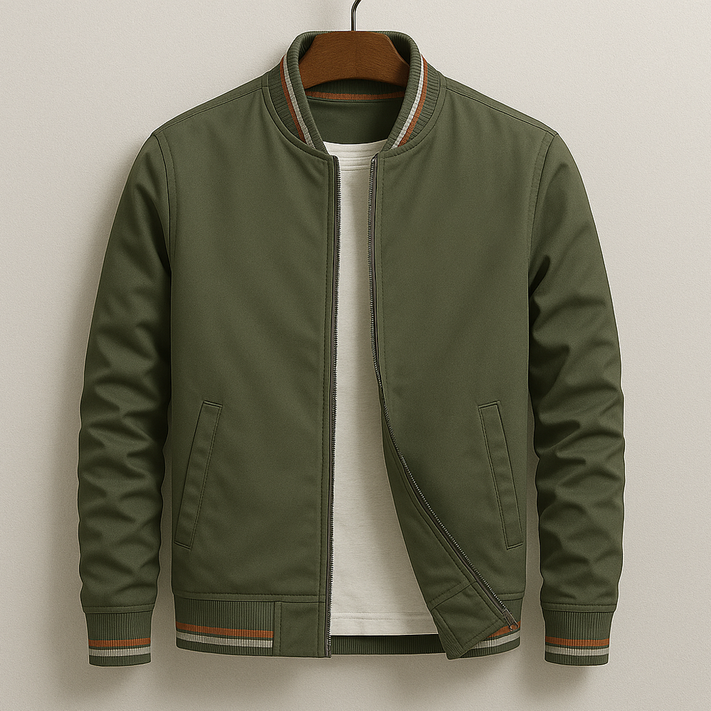 Elliot – Gestreifte Bomberjacke für einen lässigen Alltags-Look