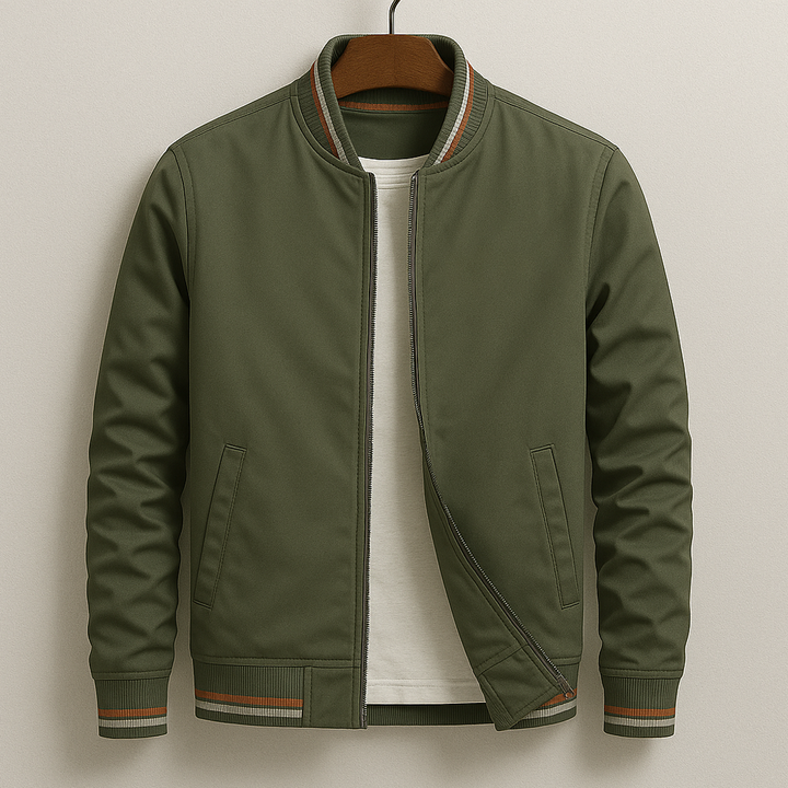 Elliot – Gestreifte Bomberjacke für einen lässigen Alltags-Look
