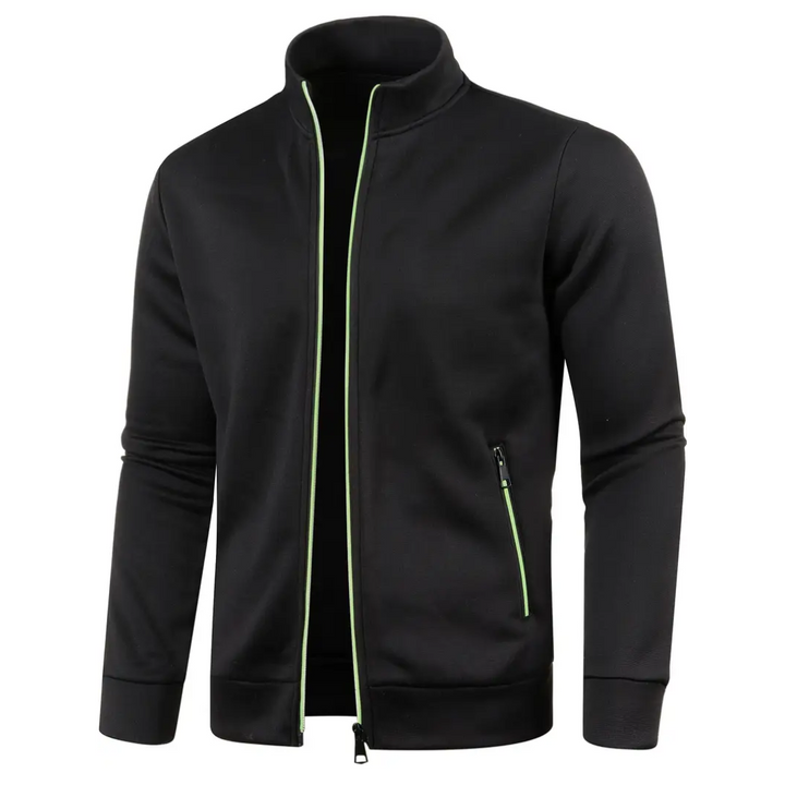 Clint – Klassische Strickjacke mit Reißverschluss