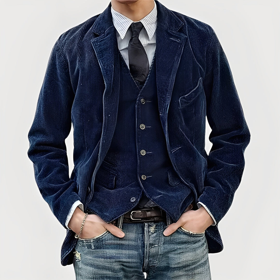 Carlo – Vintage-Jacken- und Westen-Set