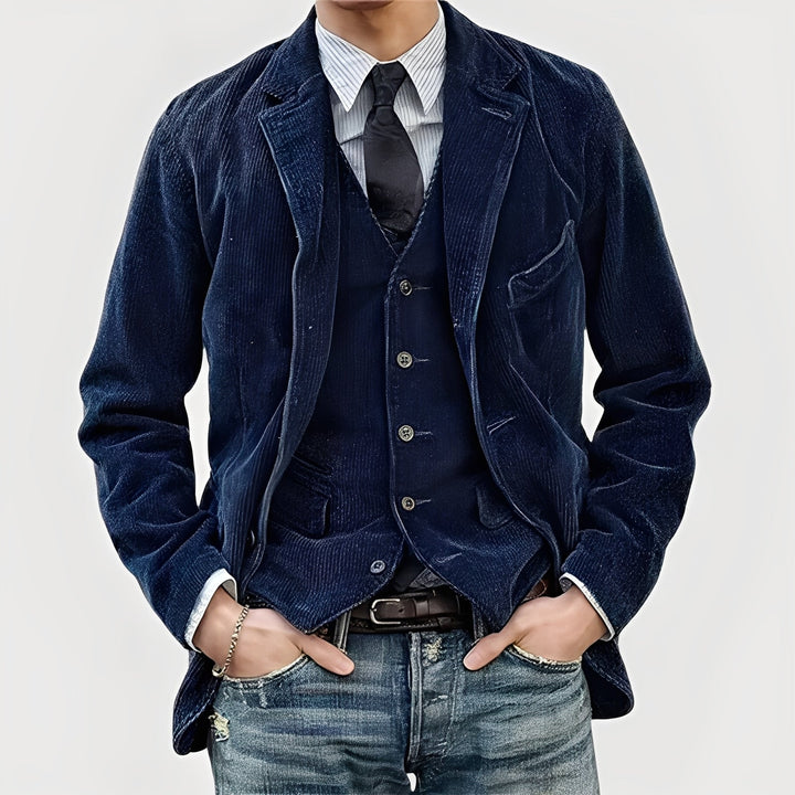 Carlo – Vintage-Jacken- und Westen-Set