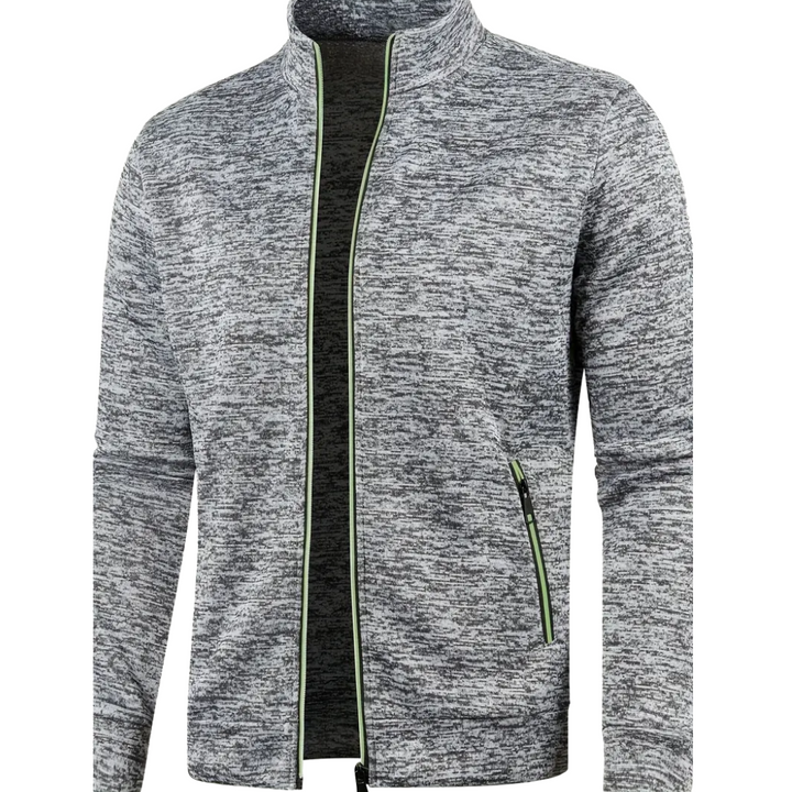 Clint – Klassische Strickjacke mit Reißverschluss