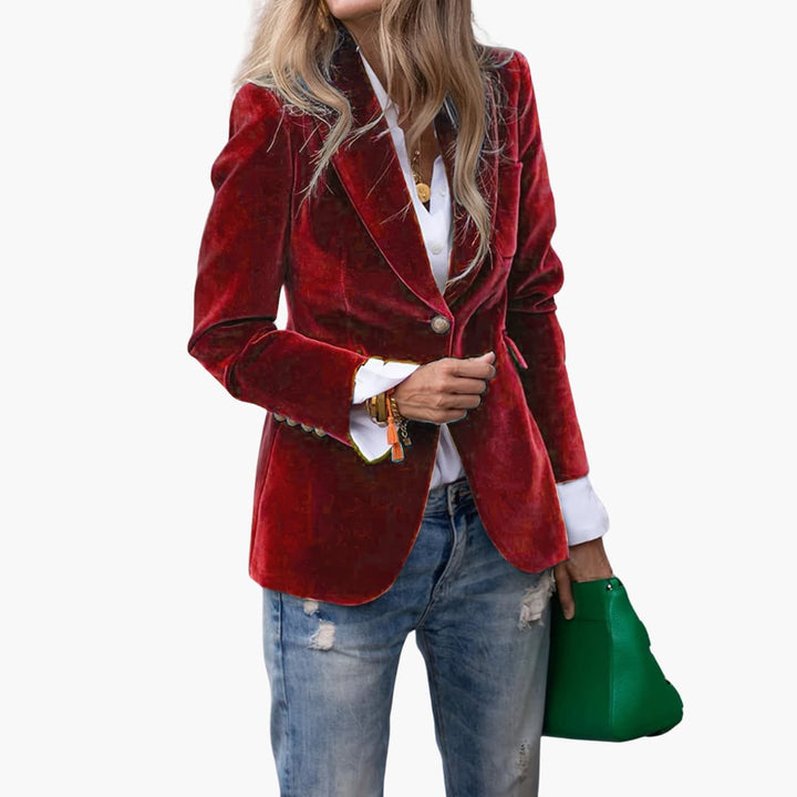 Maya | Eleganter Retro-Blazer einreihig