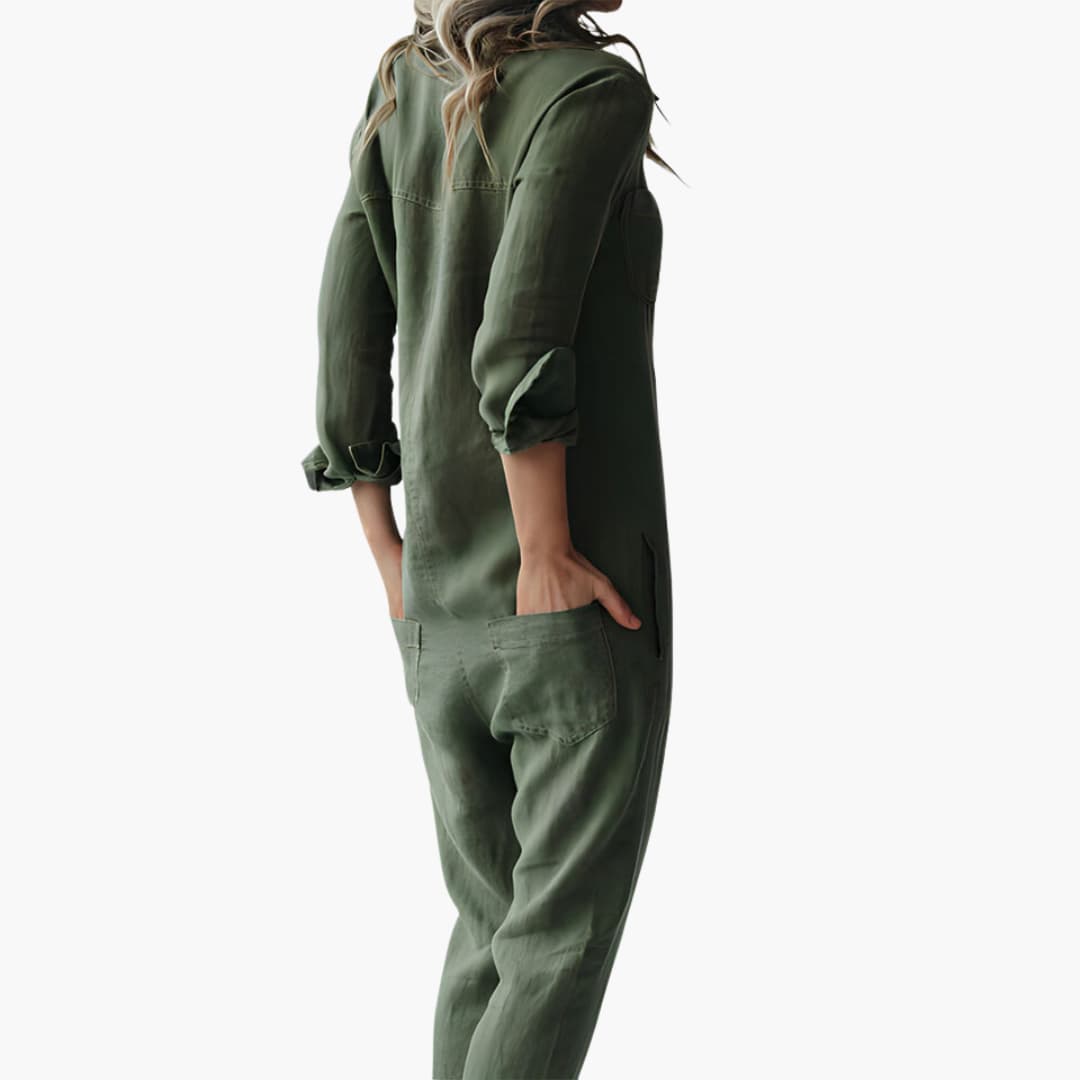 Martha | Elegantes Langarm-Jumpsuit