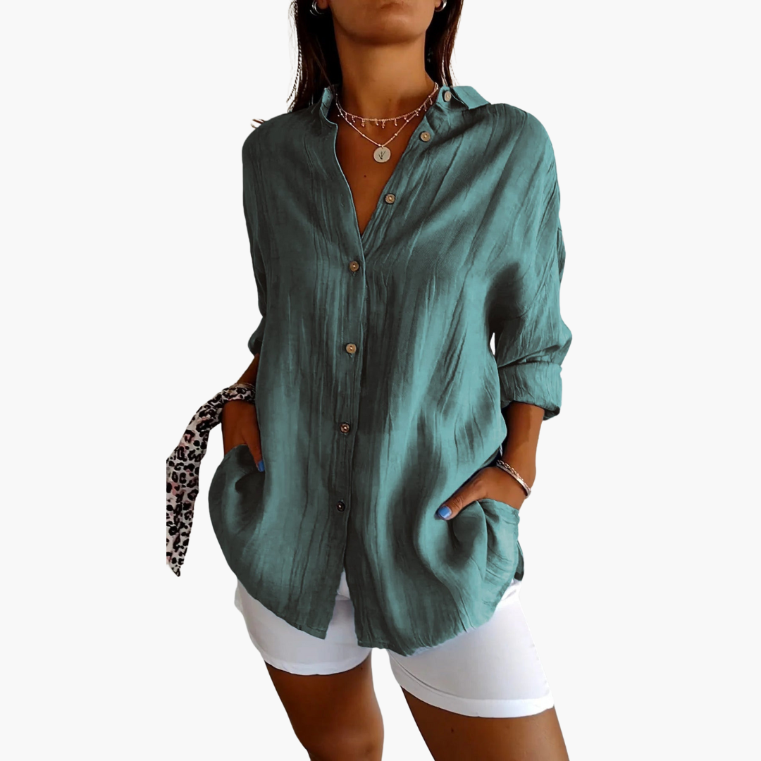 Sienna | Elegante Plisseebluse