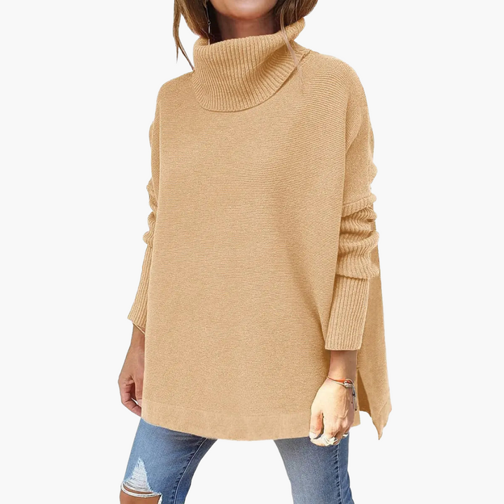 Leah | Hochgeschlossener Strickpullover