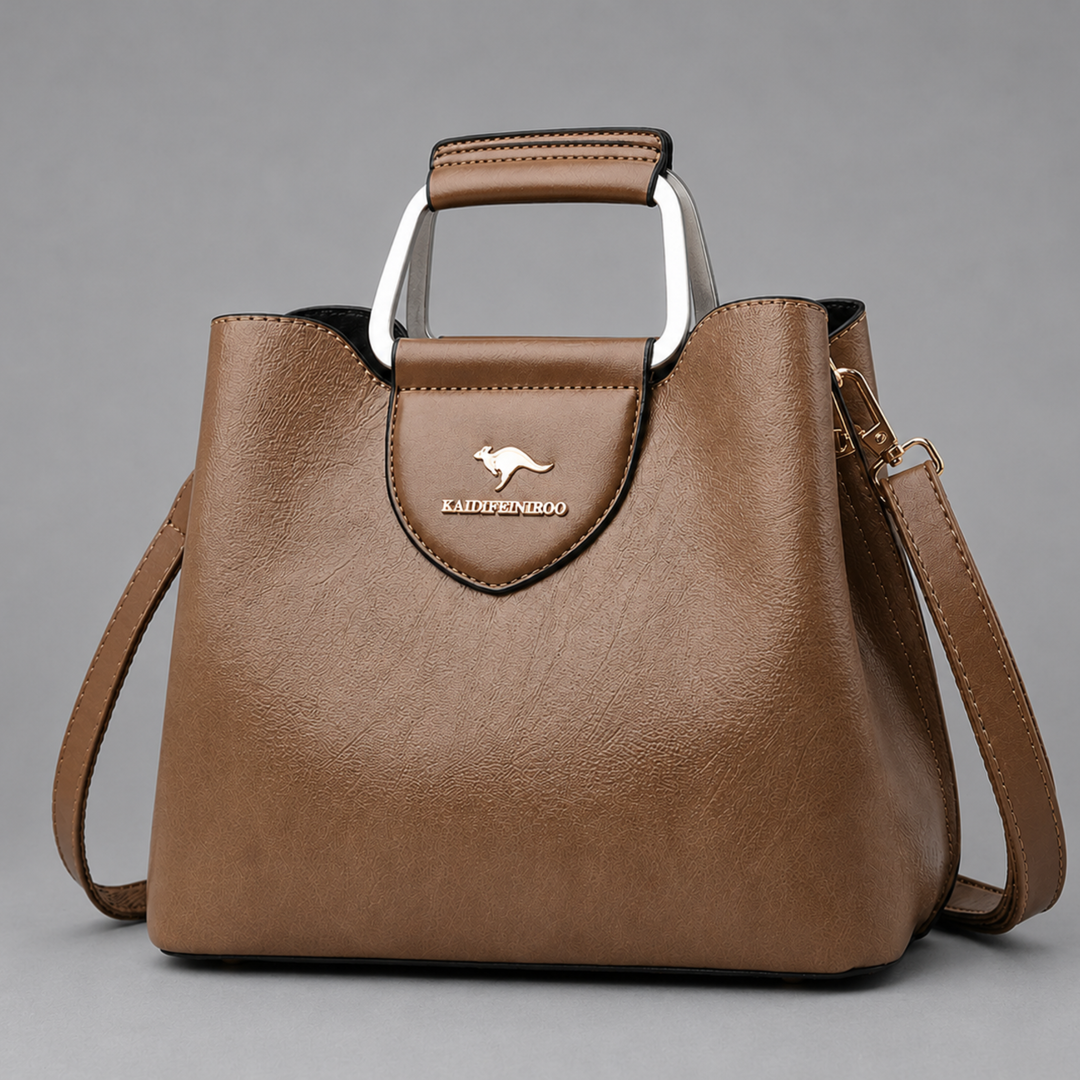 Felizza – Strukturierte Handtasche aus veganem Leder