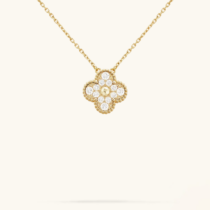 KLEEBLATT | Goldene Halskette Prestige