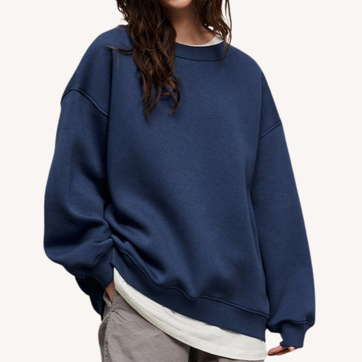 Haley | Übergroßes Fleece-Sweatshirt