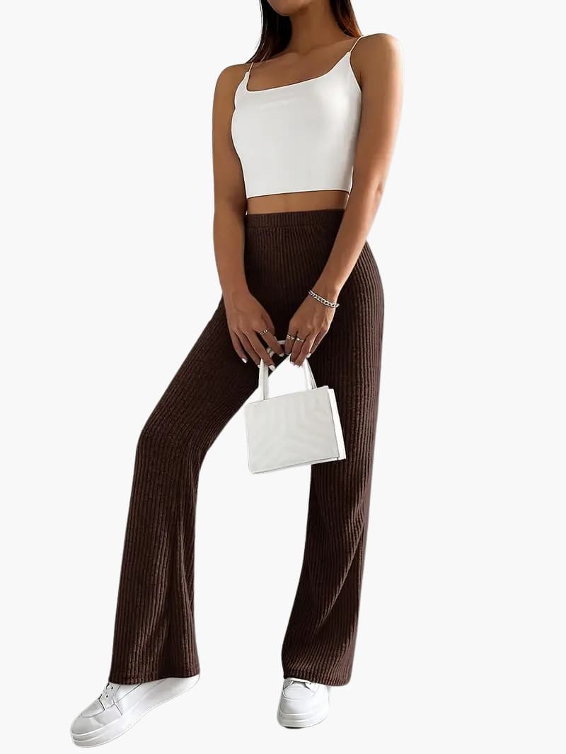 Jade | Lässige Hose mit hoher Taille
