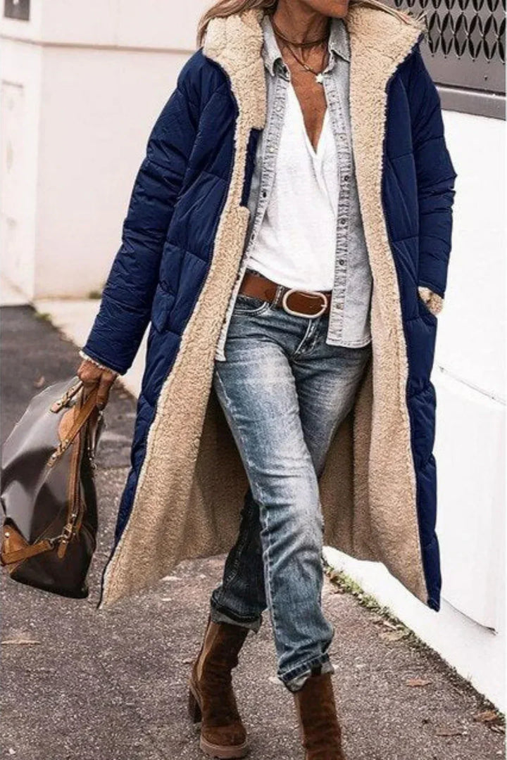 Marielle – Wendbare lange Winterjacke