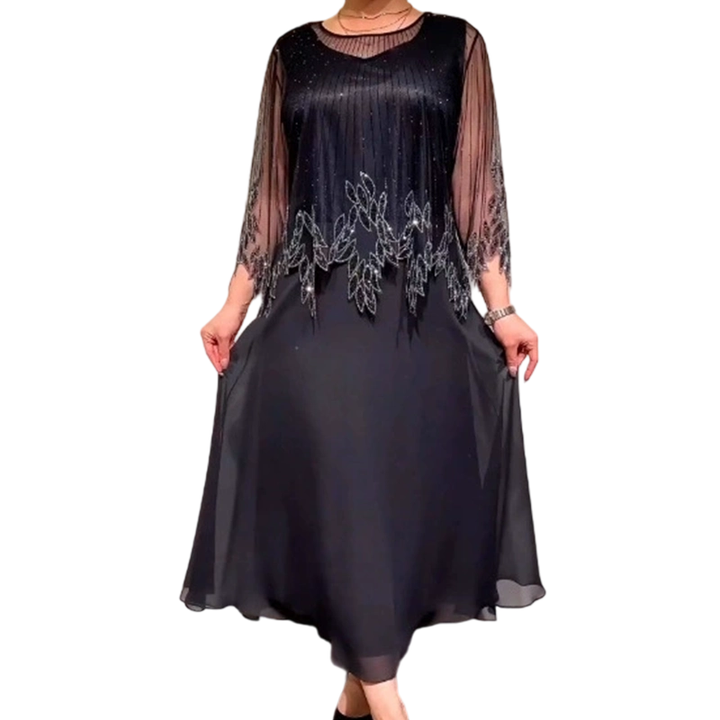 Louisa – Fließendes, elegantes Midikleid