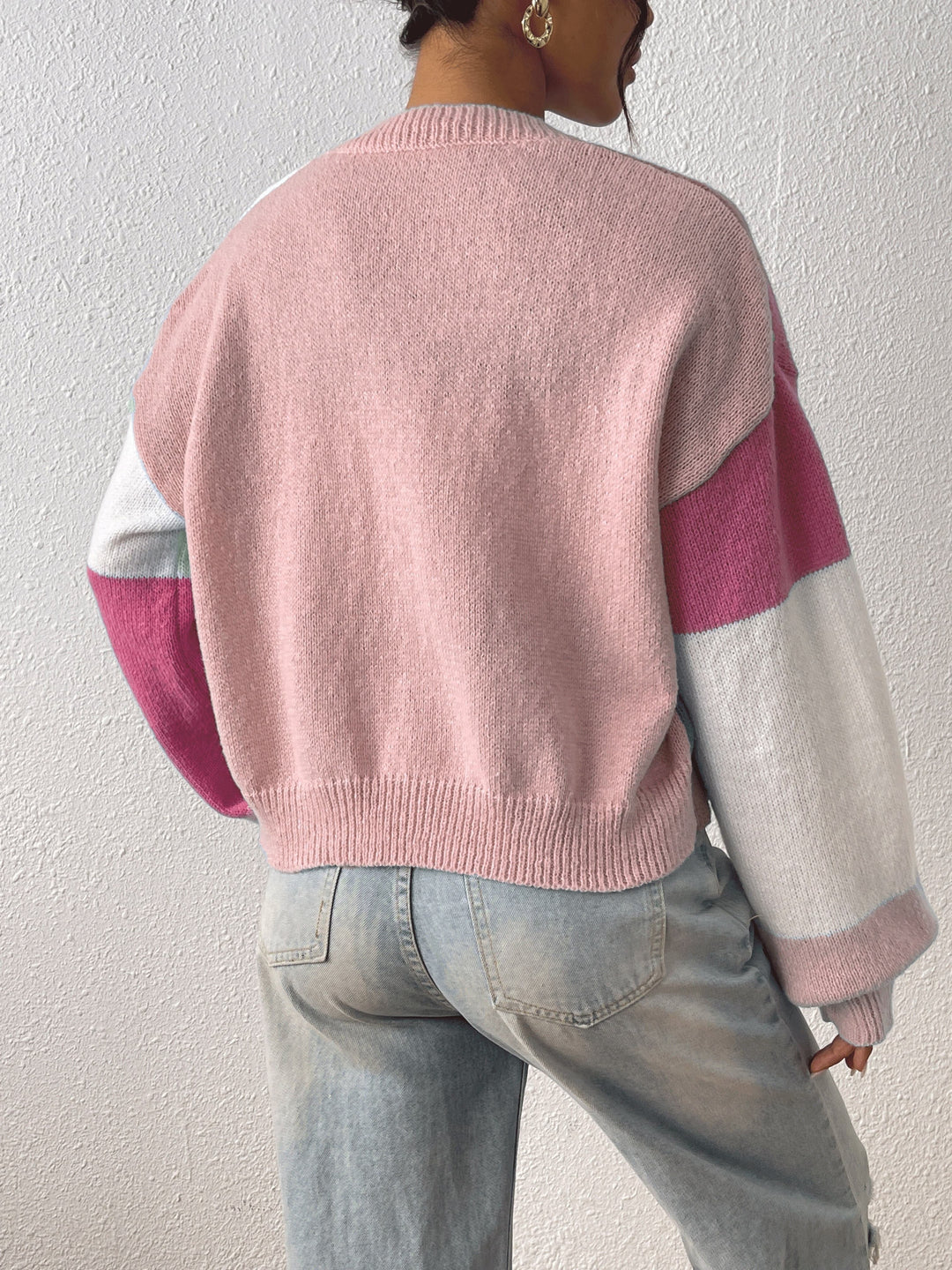 Adline | Colour-Block-Cardigan