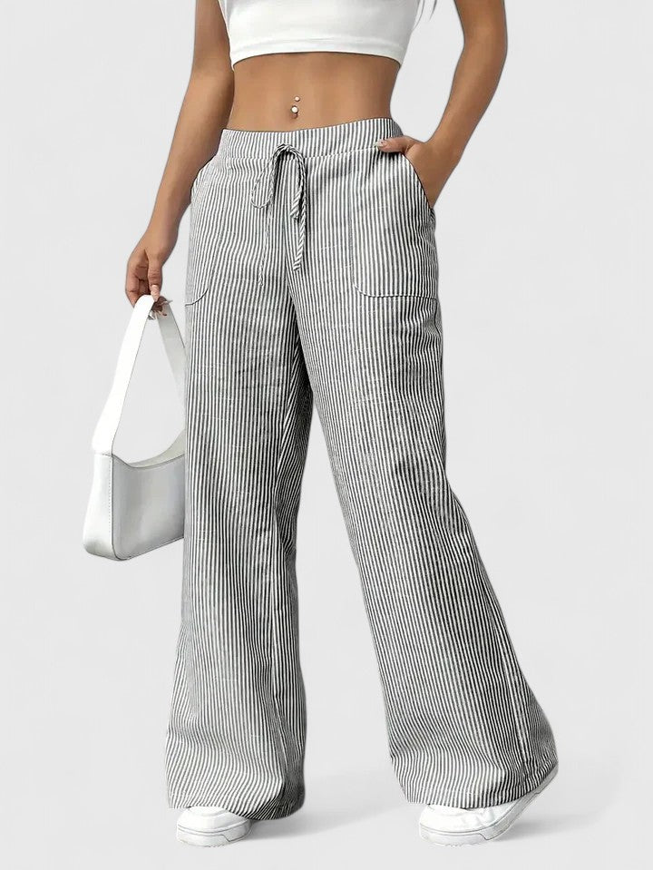 Dany – Weite, atmungsaktive Hose mit eleganten Details