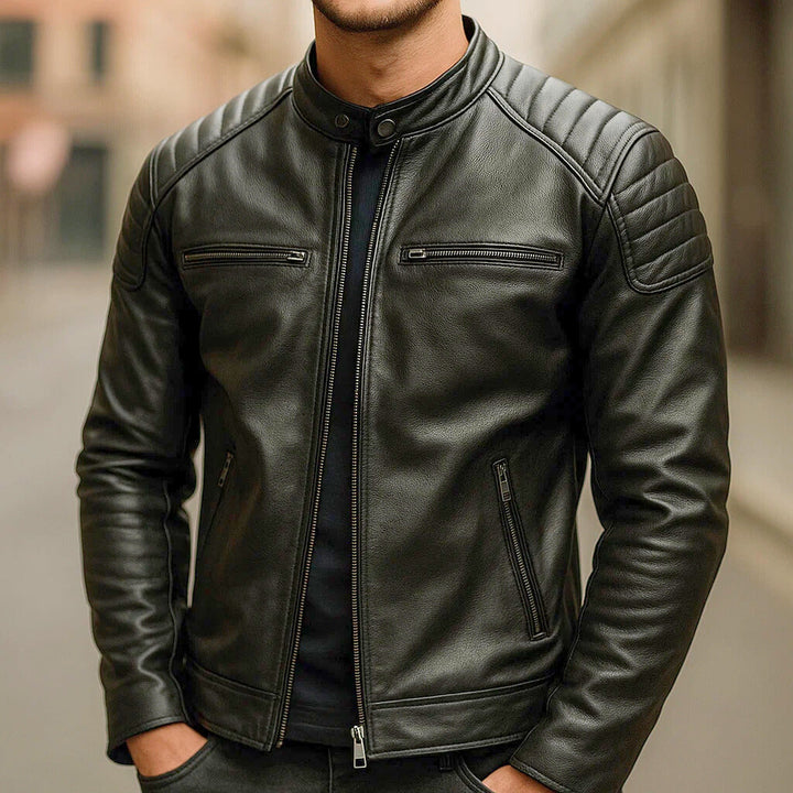 Kiel – Premium-Leder-Motorradjacke